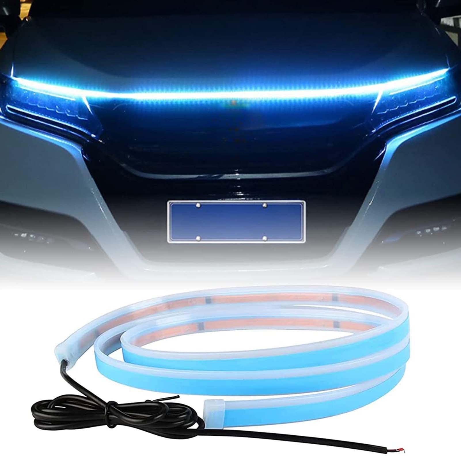 Striscia Led Per Auto Led Auto Esterni STRISCIA LUCE DIURNA LED Dinamica 12V 120cm Flessibile ...