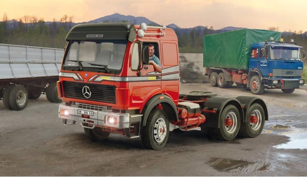 Italeri- Mercedes-Benz Camion Maquette Plastique à Assembler, I3943, Multicolore