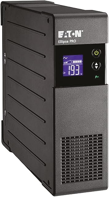 Eaton Ellipse PRO 650 DIN  bezprzerwowe zasilanie (UPS) 650 VA z zabezpieczeniem przed przepięciem (4 wyjścia Schuko) i regulacją napięcia (AVR)