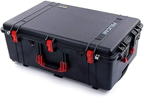 Amazon.co.jp: Pelican 1650ケース ブラック&レッド TrekPak