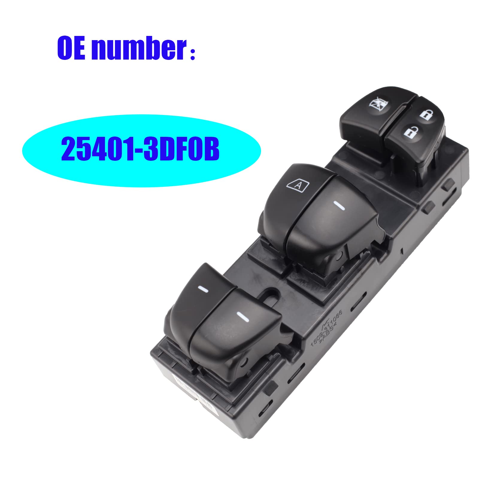 Fensterheber Schalter Für Nissan - Passend Für Tiida, Altima, Sylphy, X-Trail