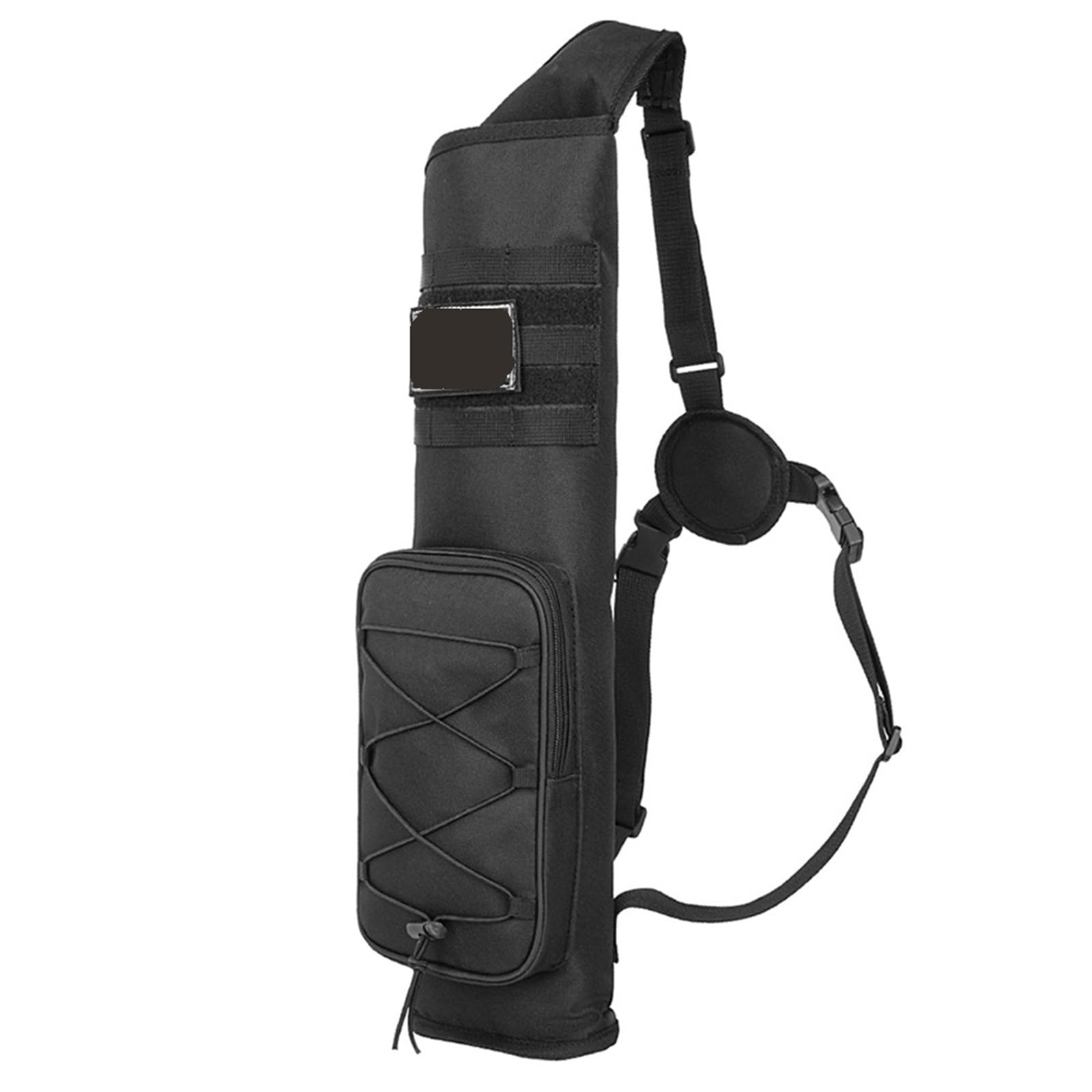 MRKU Borsa Porta frecce da tiro con L'Arco, Comoda e Regolabile, con Tubo per Il Trasporto a Tracolla, Adatta a Ragazzi e Adulti.