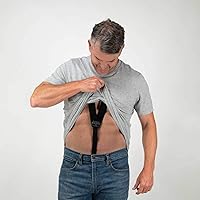 Vista 3 de HIKERS - Tirantes ocultos originales para hombre debajo de la ropa - Bragueta de botón