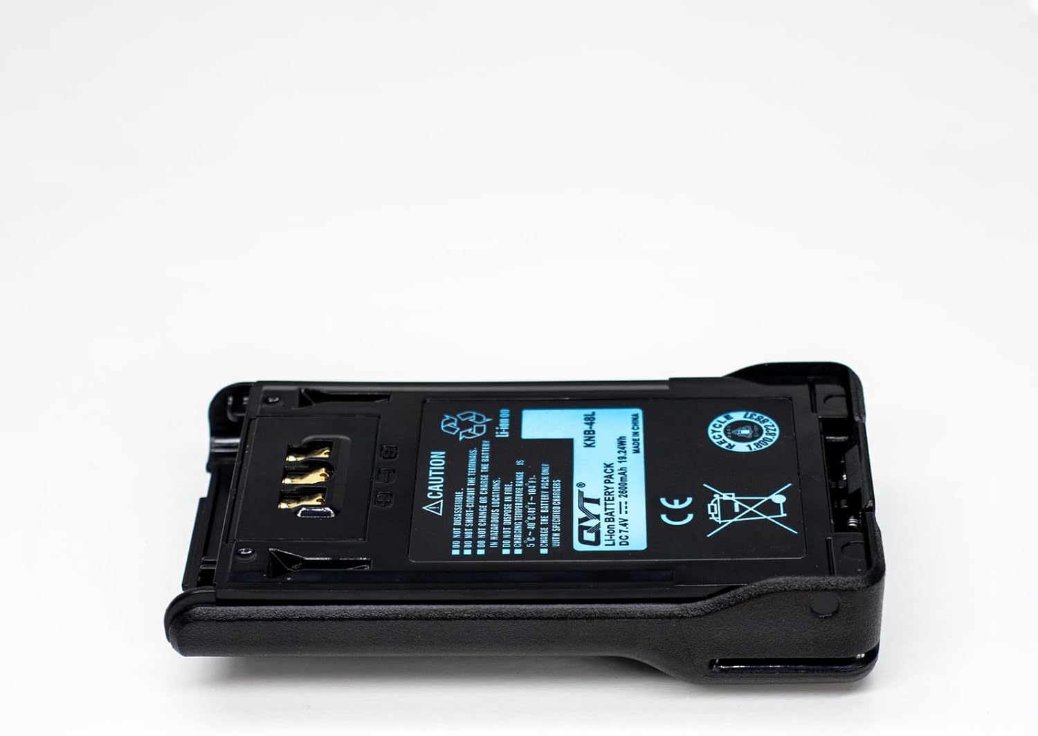 QYT KNB-48L 7.4V 2600mAh Li-Ion Battery for Kenwood TK-5220 TK-5320 NX-200 NX-300 Walkie Talkie, Rechargeable Replacement Battery KSC-32 Charger for KNB-31/32/33L/48L/54 Series