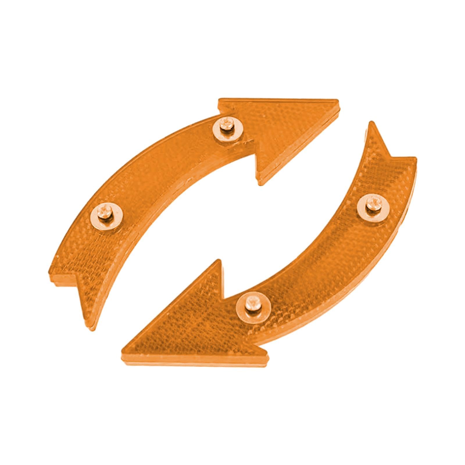 QLoztyse Bike Wheel Reflectors Spoke Warning Rim Tire Reflectors Reflective Material Suitable for Night Riding Outdoor Activities, Yellow