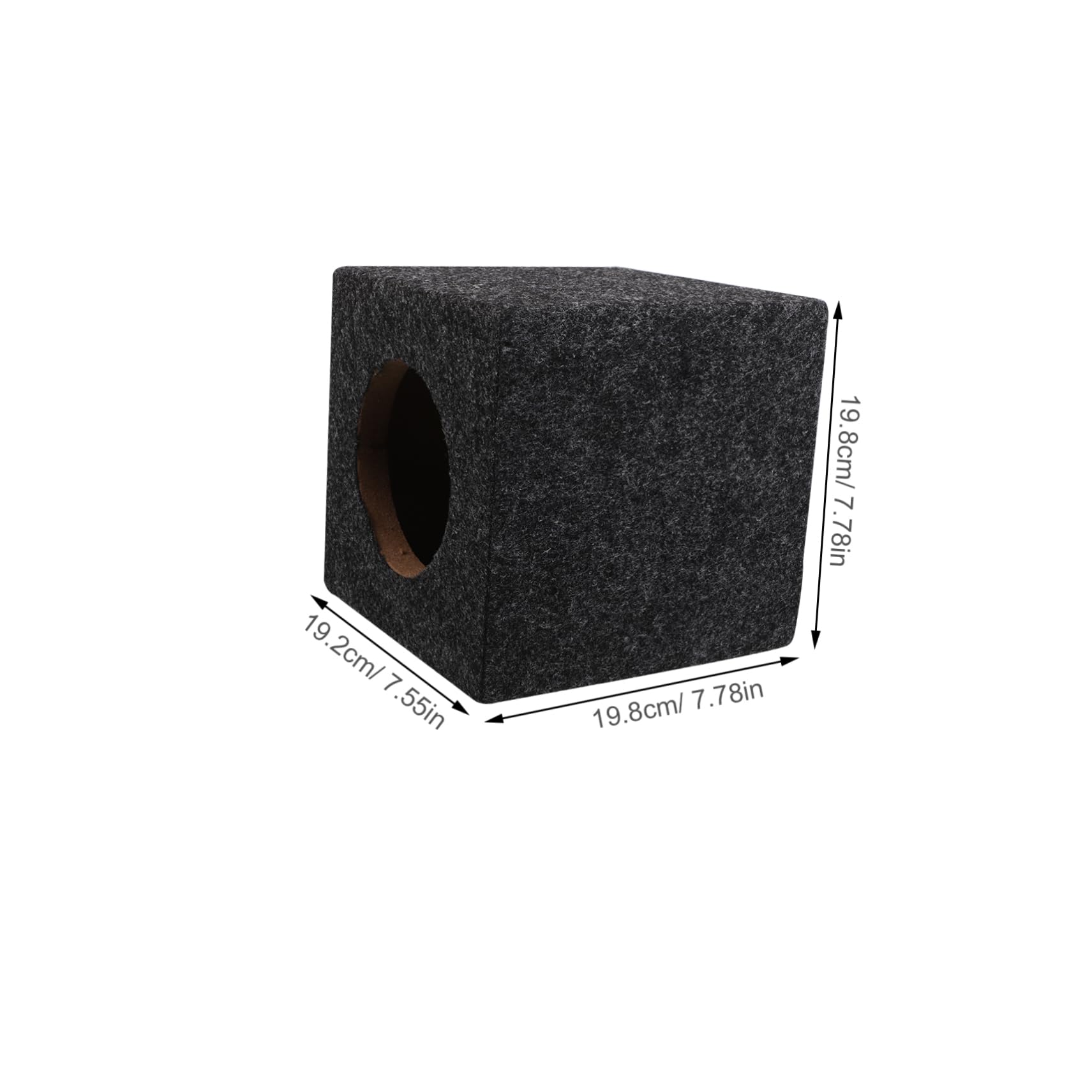 DECHOUS Speaker Box for Truck Durable Wooden Subwoofer Enclosure for Easy Installation Optimized Audio Performance for Home and Vehicle Upgrades