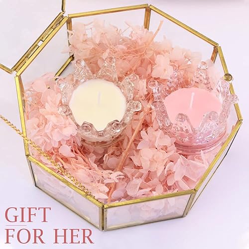 Miniatura 6 de Velas perfumadas de corona de aromaterapia regalos para mujeres Día de San Valentín Día del Mes cumpleaños aniversario de boda decoración del hogar