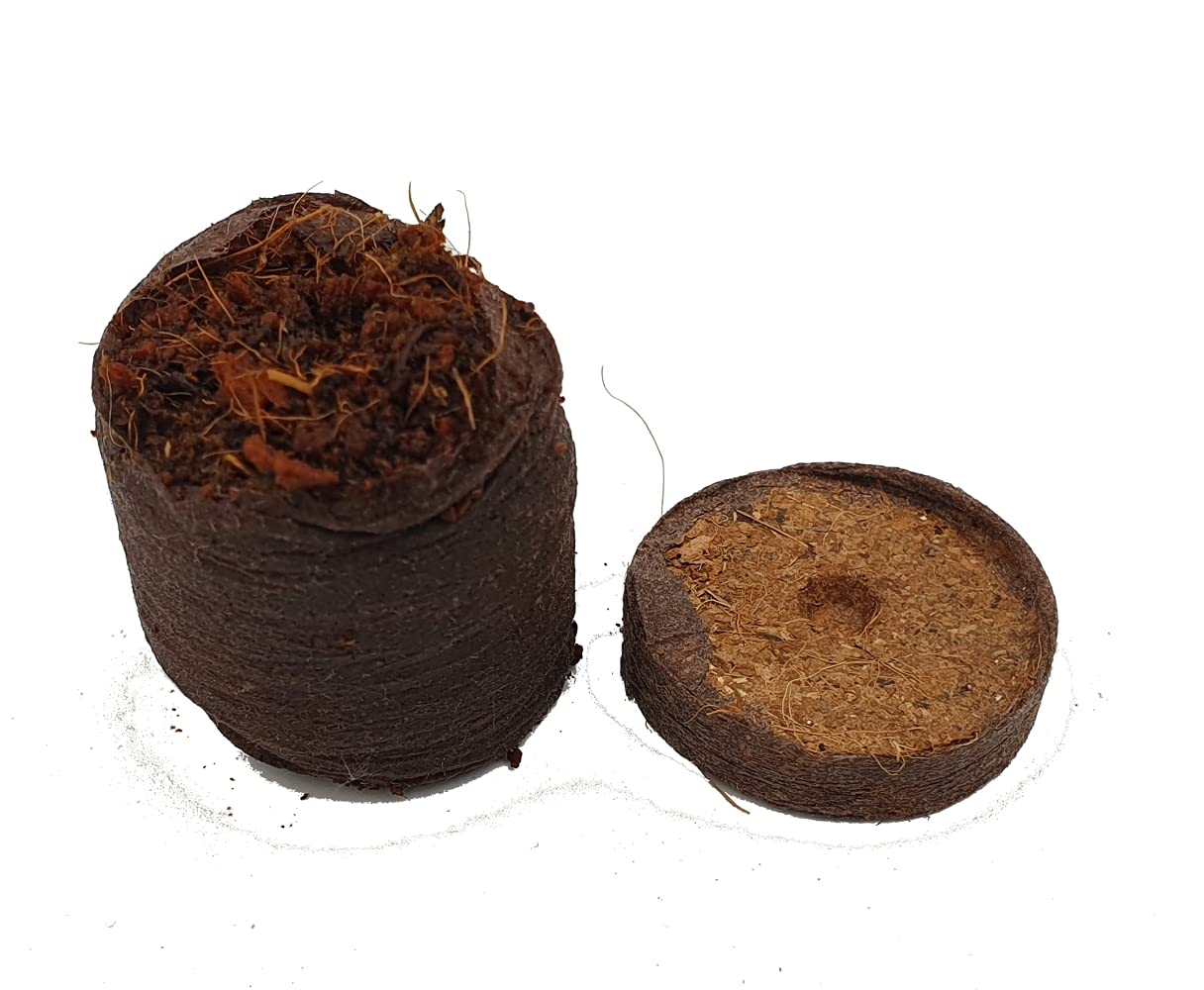 Green Gardener Brown Coir Pellets For Seeds And Cuttings (100)