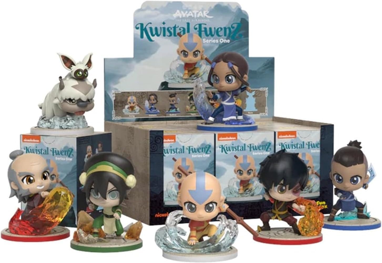 Mighty Jaxx Avatar The Last Airbender Kwistal Fwenz Series 1 | Blind Box Collectible Figurines | One Pack - Contains One Random Figure