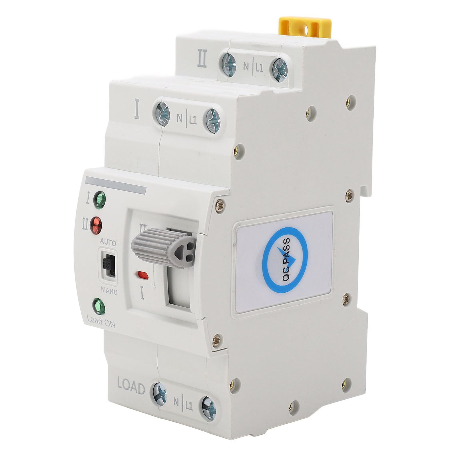 Interruttore Trasferimento Automatico ATS 2P 16A per Commutazione Rete Elettrica e Generatore di Backup per Emergenze