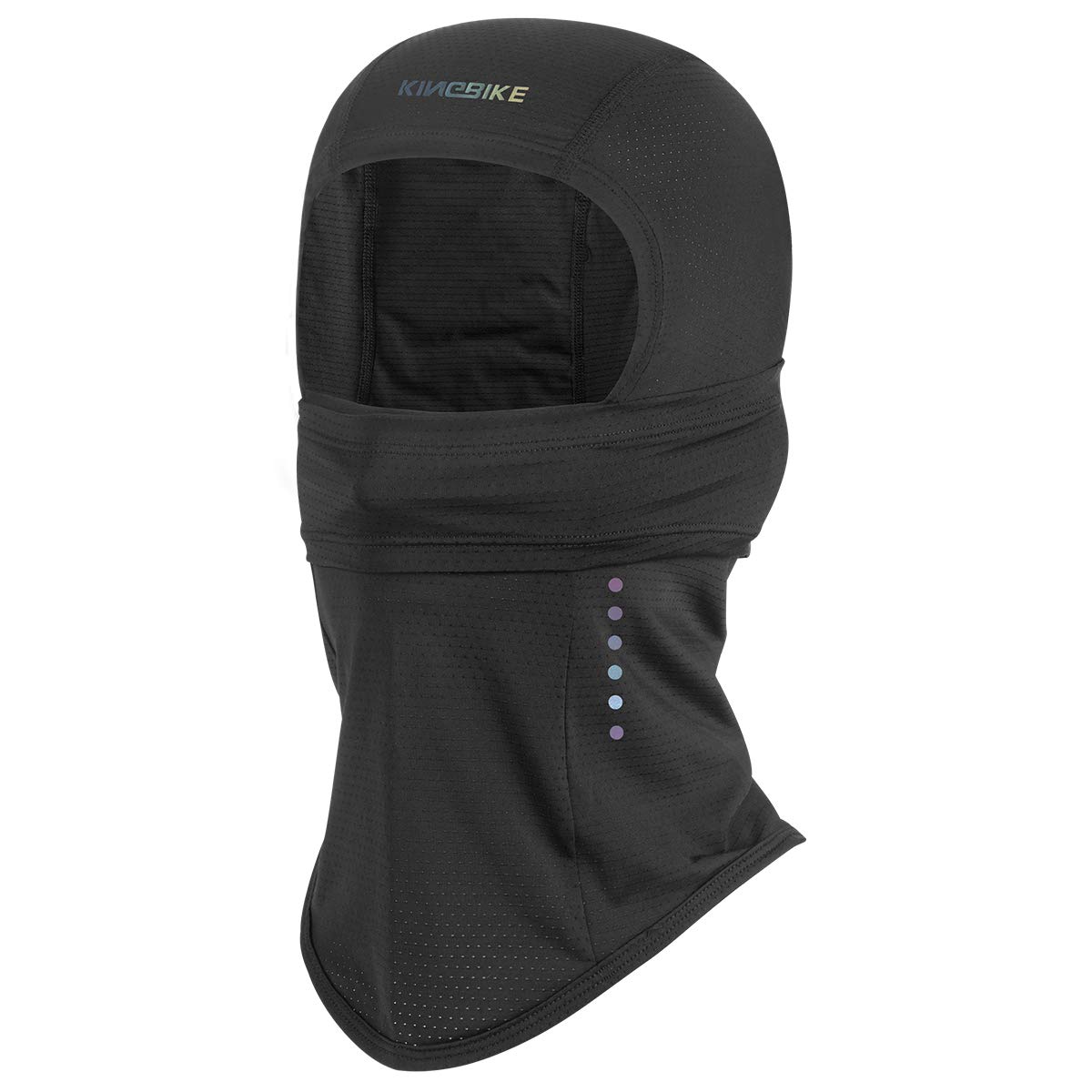 KINGBIKEBalaclava Sun Face Mask Neck Gaiter Summer UV Protection Lightweight Cooling Breathable Multifunction Masks for Motorcycle Riding Fishing Cycling Running for Men Women Youth (Silk,Black)