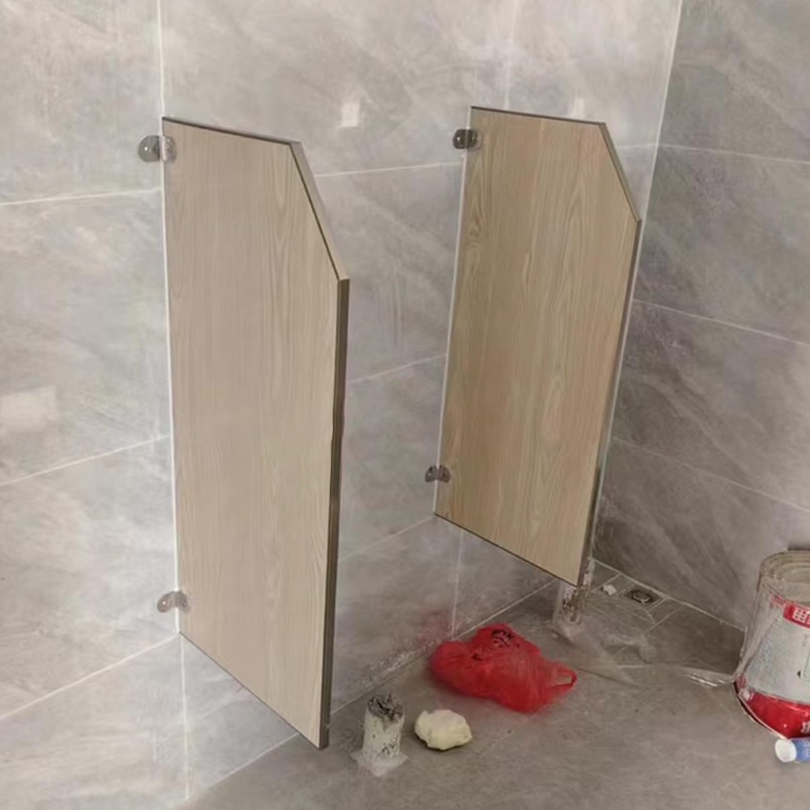 Panel divisor para urinario público y separador de baño de pared