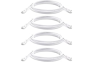 6FT LED Lights Cord: Linkable Extension Cable for LED Fixtures