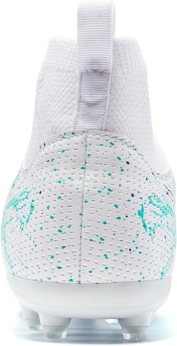 Unisex Soccer Cleats Lightweight No-Tie Lacing System Multi-Surface Football Shoes with Ankle Support for Beginners to Advanced Players - Image 4