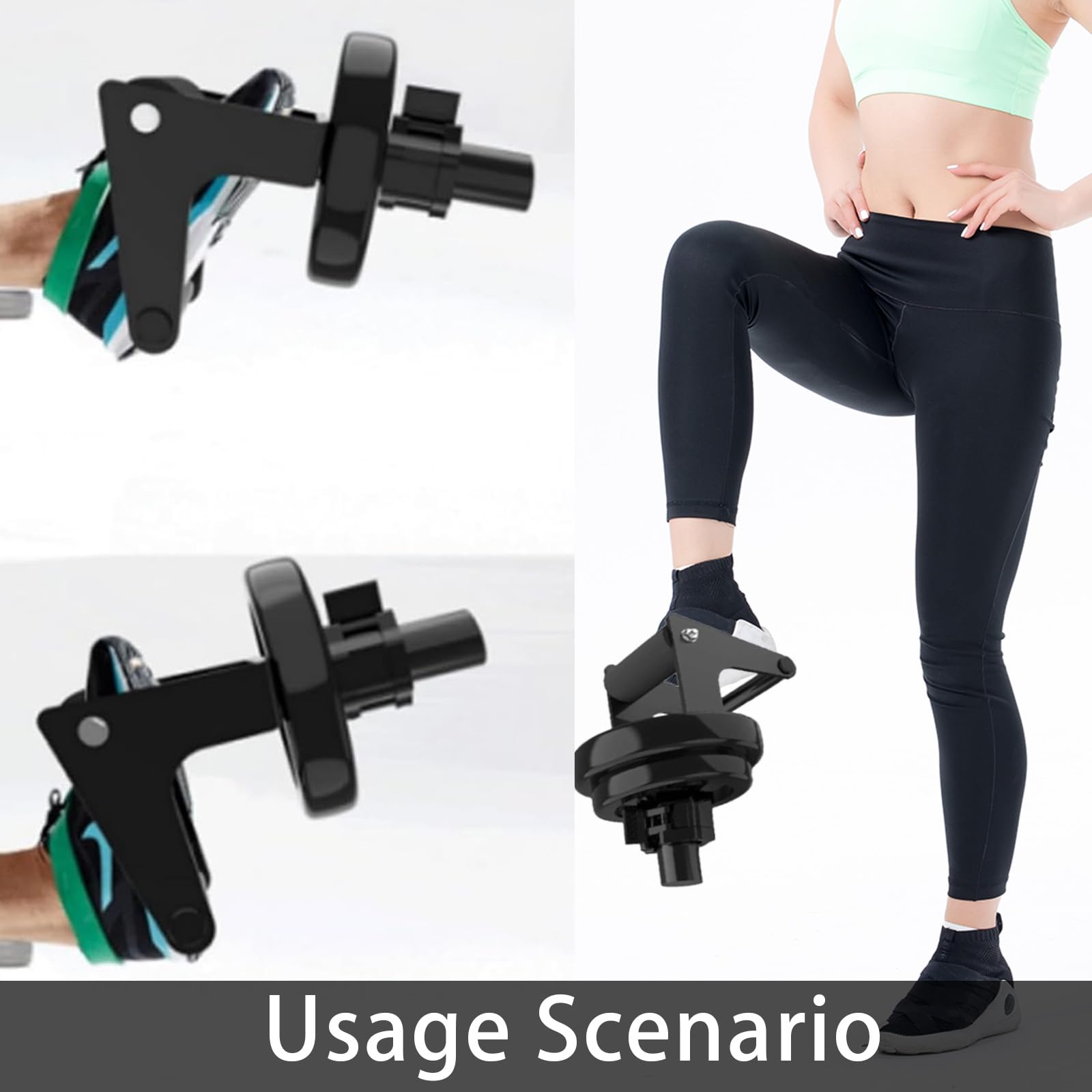 Appareil D'entraînement pour Le Tibial, Appareil D'extension des Jambes pour la Salle de Sport L'entraînement en Plein Air avec Pince pour Barre pour Plaques D'haltères de 2,5 ou 5 cm
