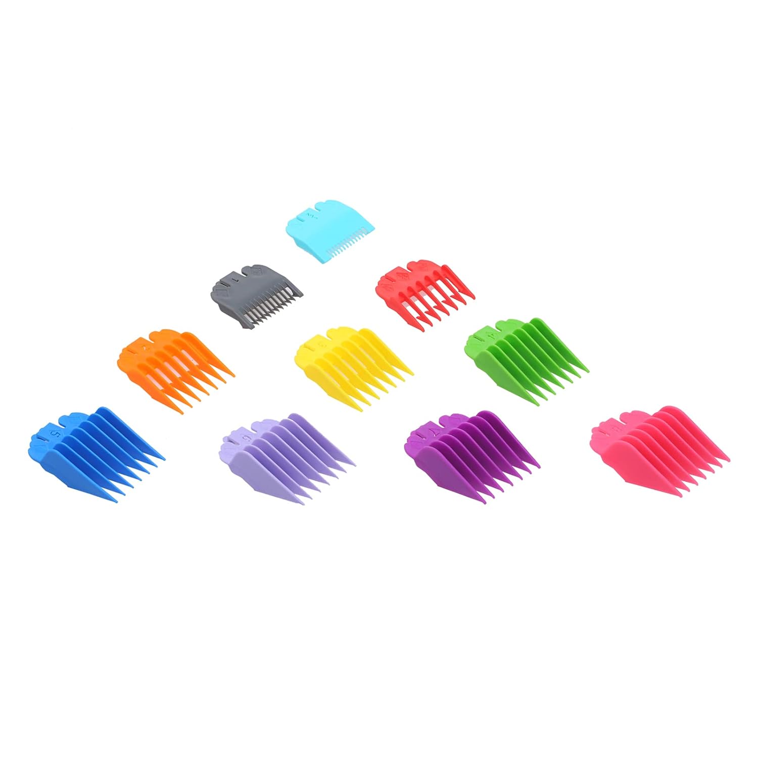 THE MARS 10PCS Hair Clipper Comb Set for Wa Hair Clippers Limit Combs