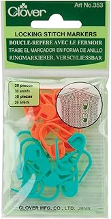 Clover Lock Ring Markers, 20/pkg
