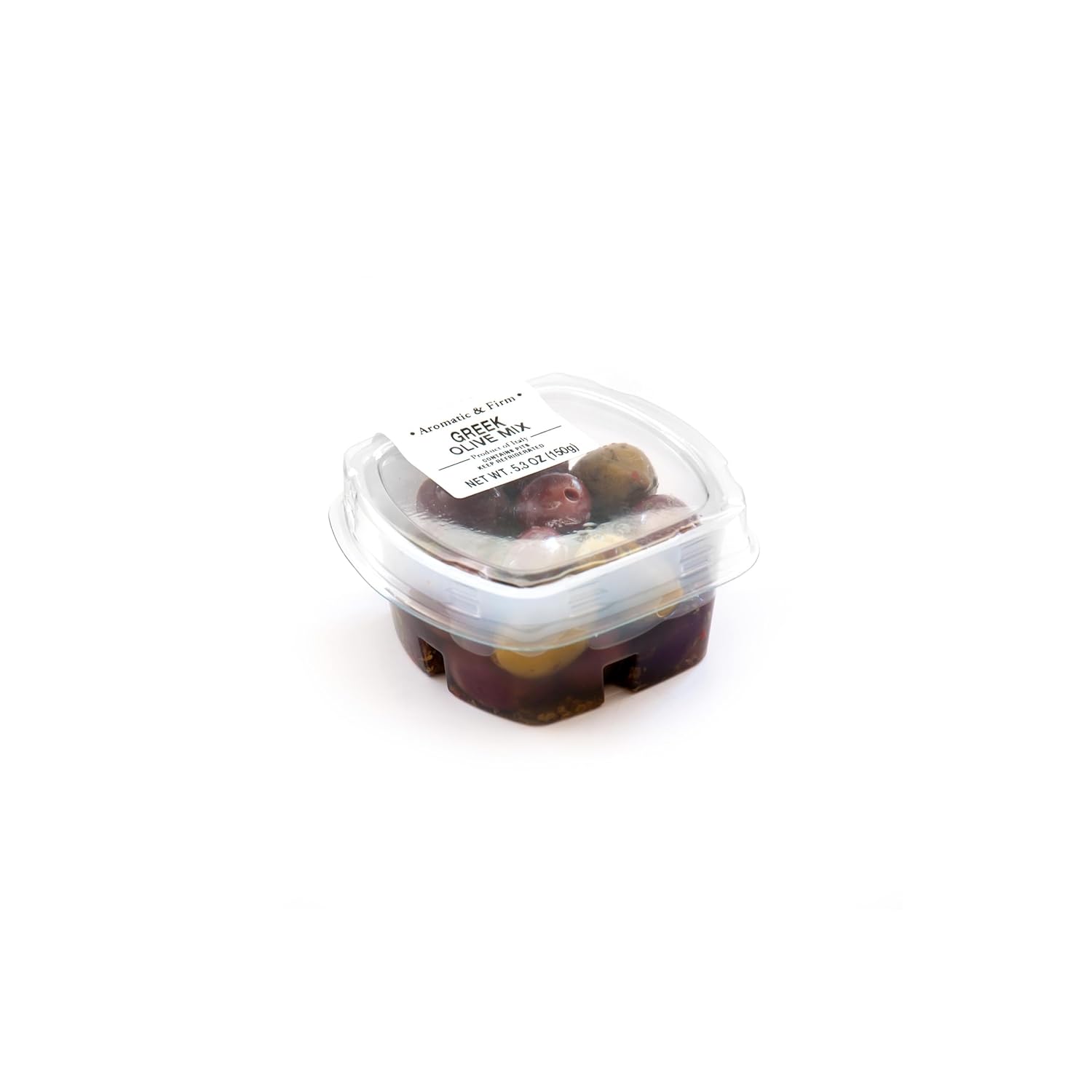 Fresh Pack Greek Unpitted Olive Mix, 5.3 oz, 12 Pack