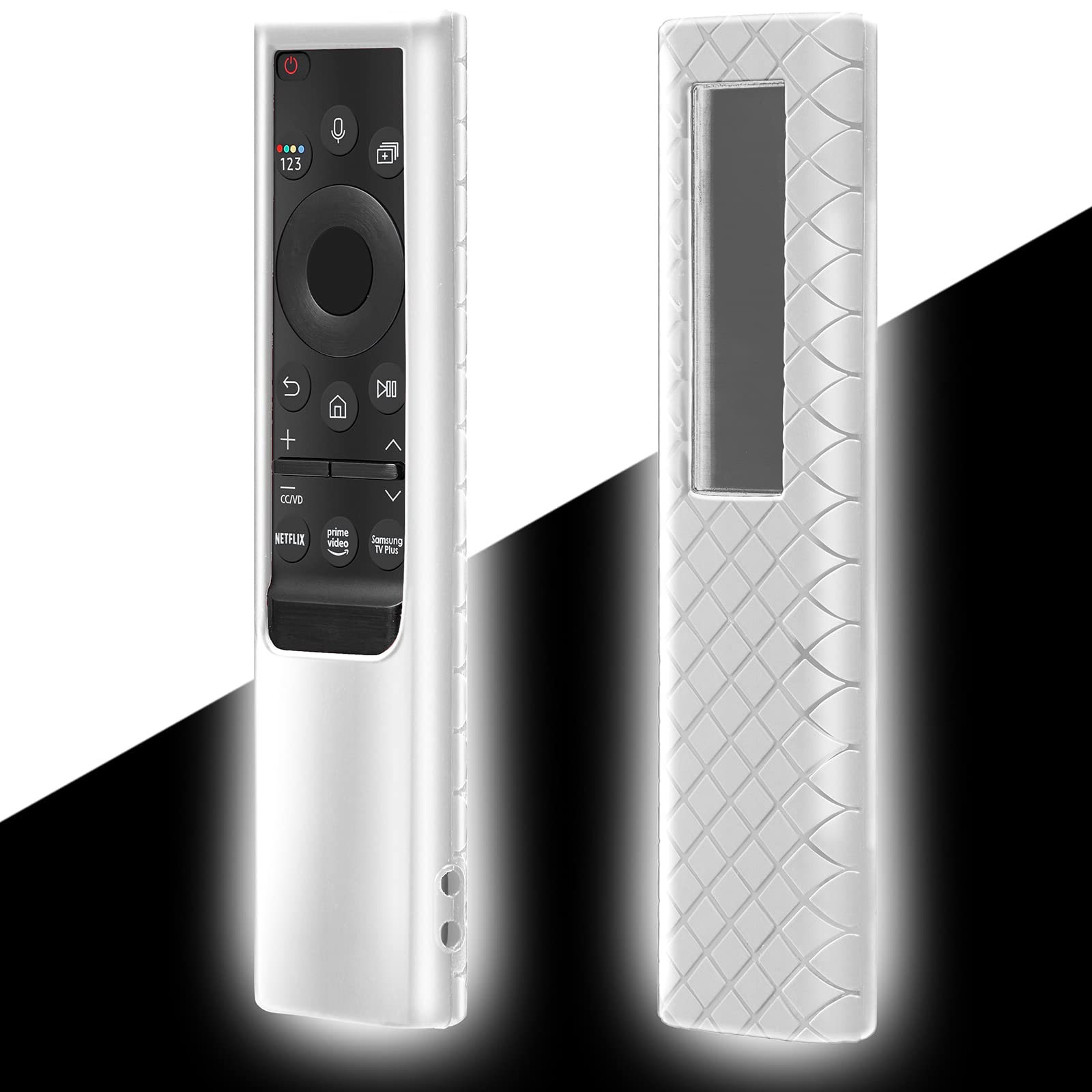 Case Compatible with Samsung Smart TV Remote Control 2021/2022, Cover for Solar Cell Remote BN59-01357 BN59-01385 BN59-01265A Universal Silicone Skin