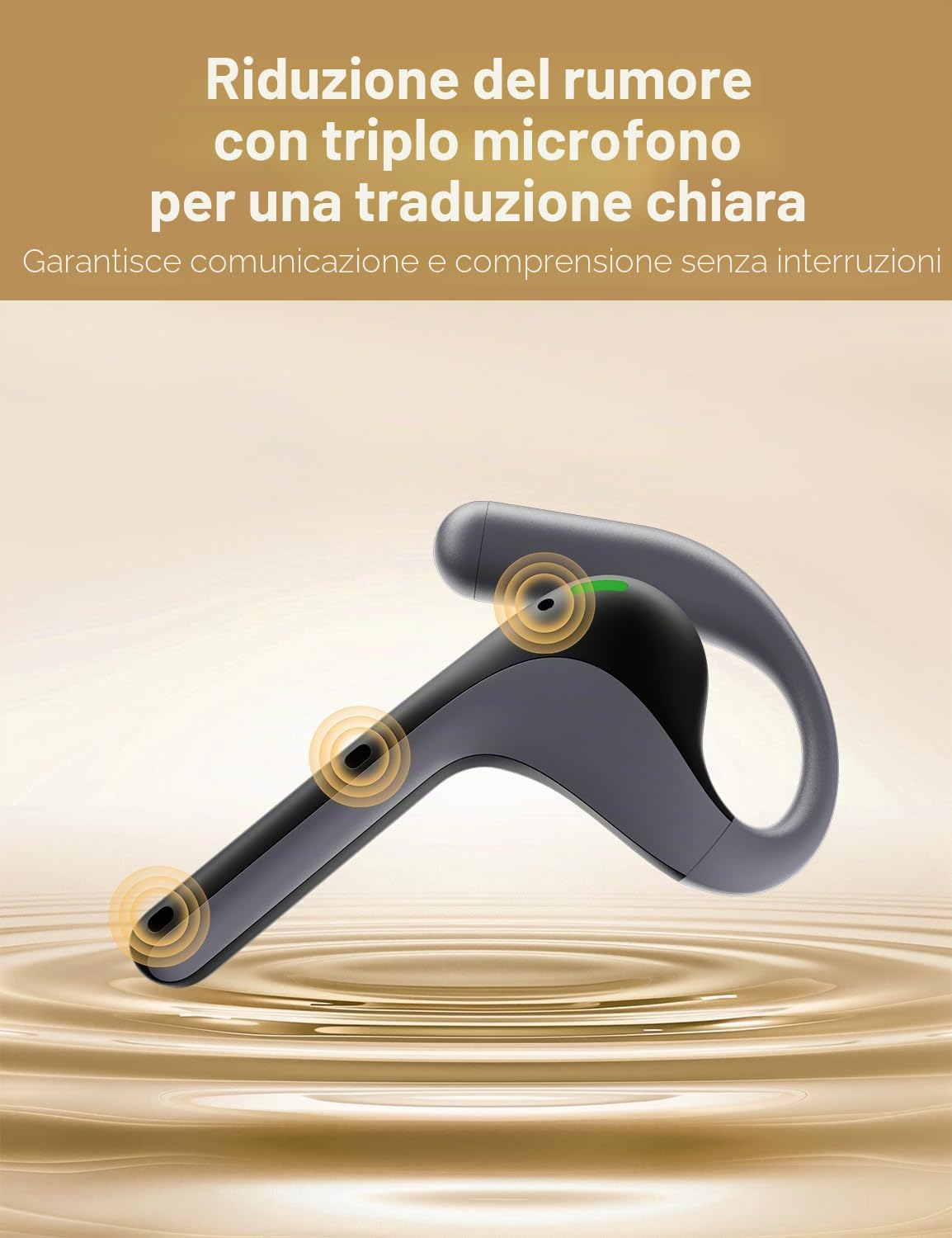 Timekettle W4 Pro AI Interpreter Earbuds, traduction simultanée bidirectionnelle, appareil de traduction prenant en charge 40 langues, écouteurs de traduction pour les appels vidéo et téléphoniques