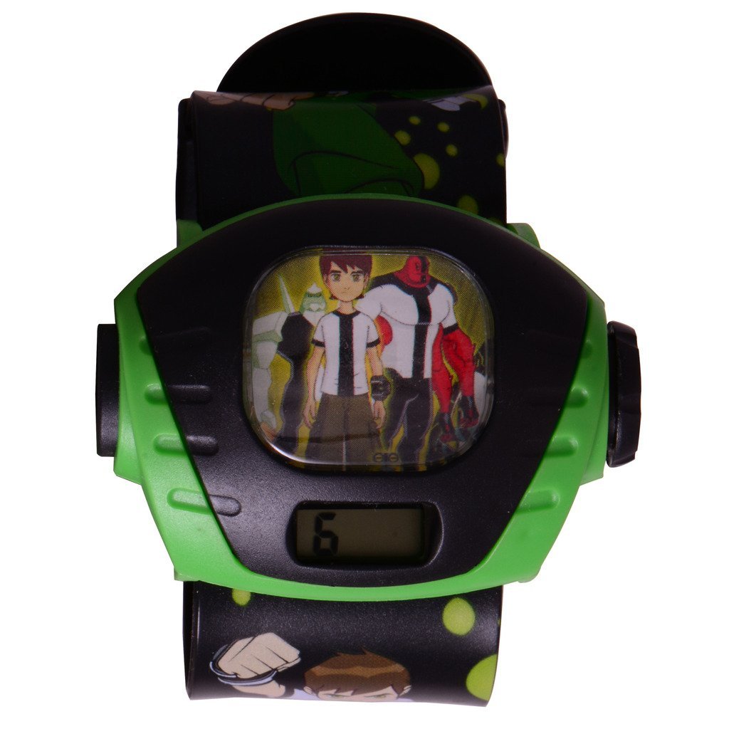 Boy's Plastic Ben 10 Digital Watch Green