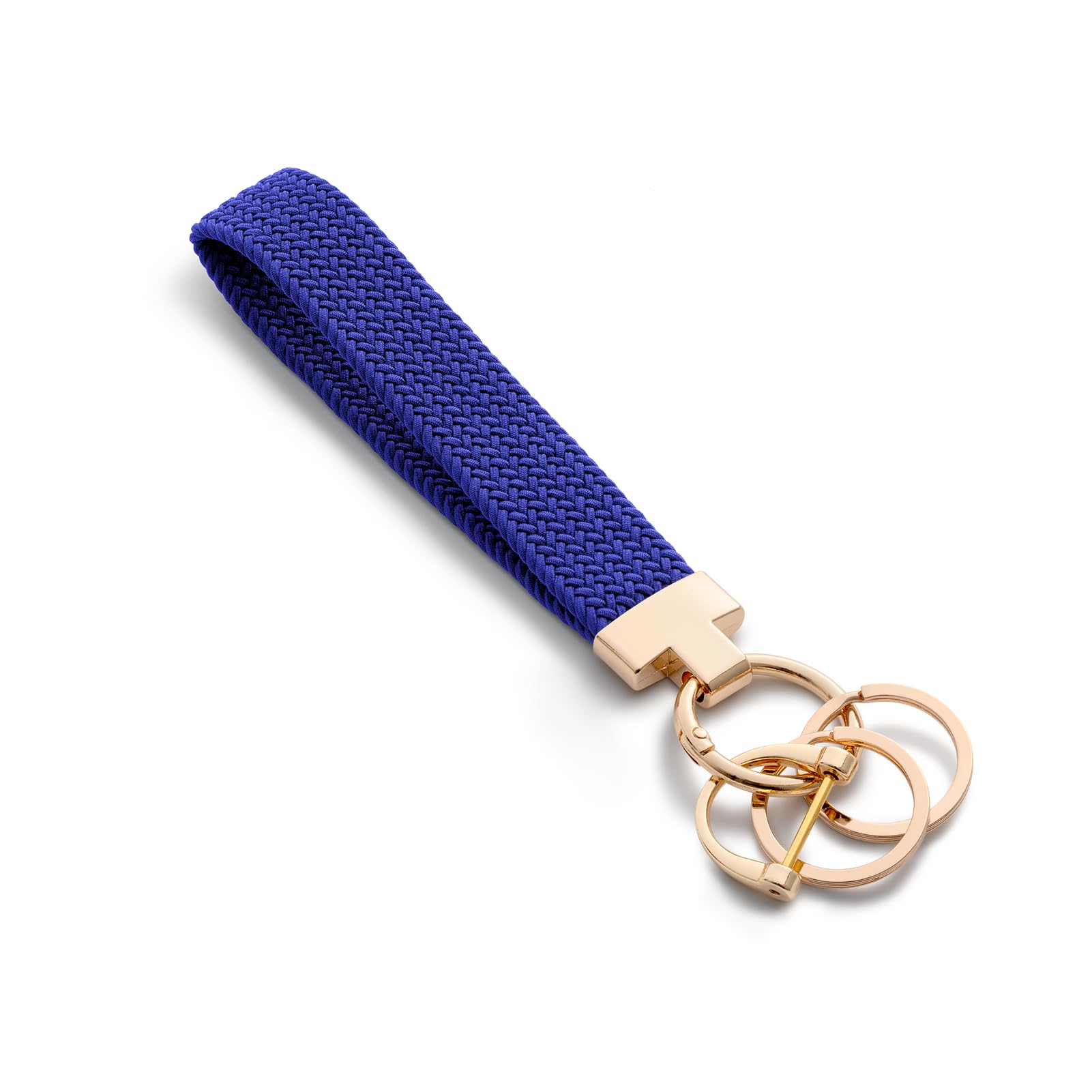 CHUQING Schlüsselanhänger Auto Schlüsselband Kurz Schlüsselbund | Elastisches Polyester Schlüsselarmband für Damen, dehnbar und handfrei.Ideal für Alltag und als Geschenk