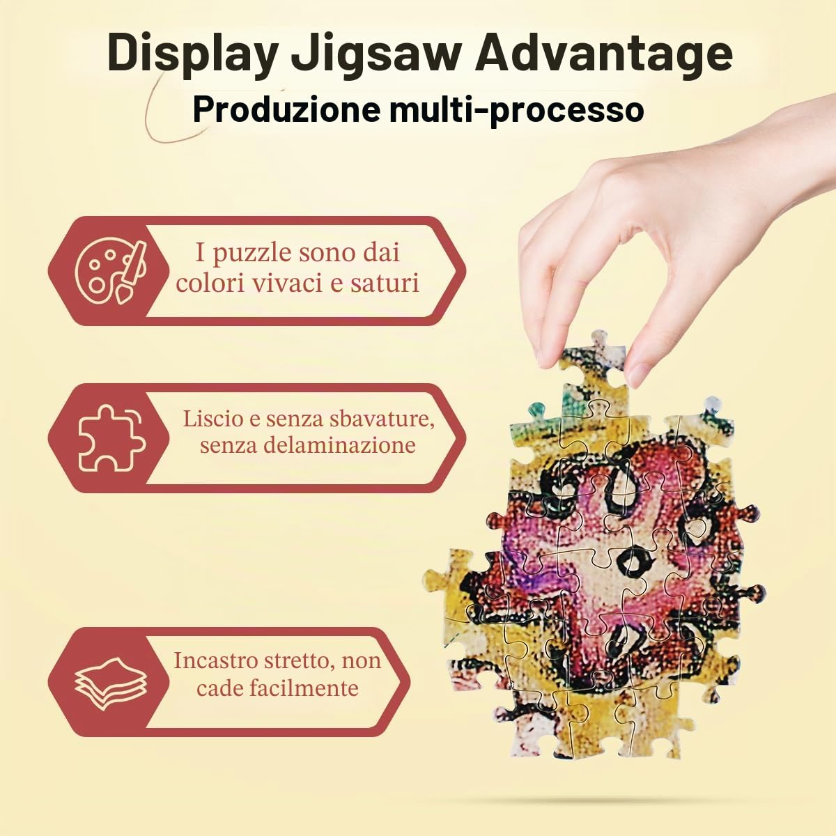 MISITU Puzzle 2000 Pezzi per Adulti Dipinto di Gustav Klimt Puzzle Familiare Gioco Intellettuale Arte Puzzle Giocattolo Regalo per Bambini