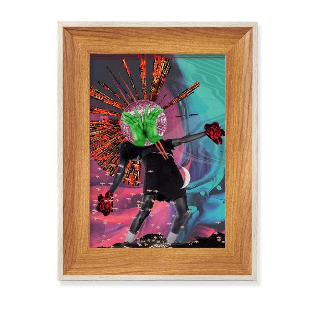 Plusieurs ensembles cadre de photo en bois art automne bureau