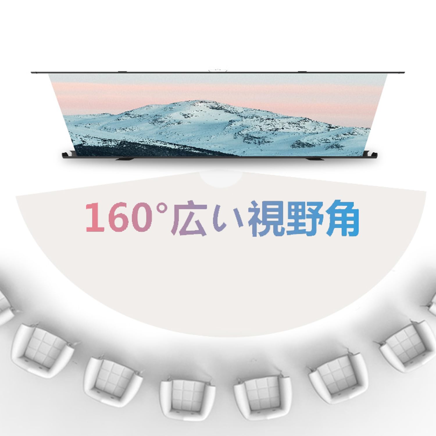 Amazon | SUOWUKS プロジェクタースクリーン 床置き型 プロジェクター