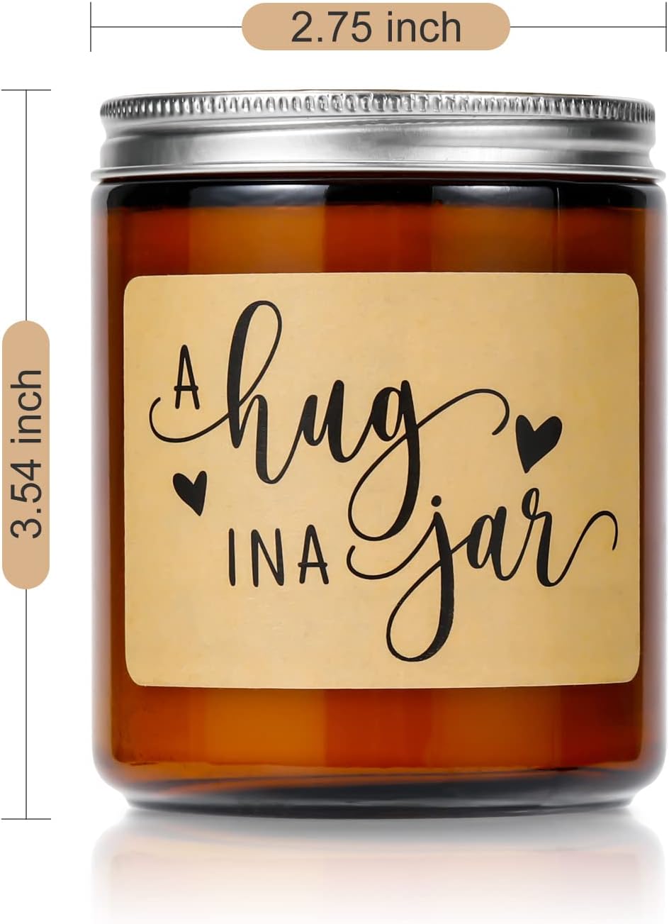 Veteble Premium Scented Candle for Home, Perfect Lavender Aromatherapy Candles Gift for Women, Men, Soy Wax Candles for Relaxation, Stress Relief, Meditation, Bath, Yoga, 14.8 oz, 50 Hours Burn Time : Health & Household