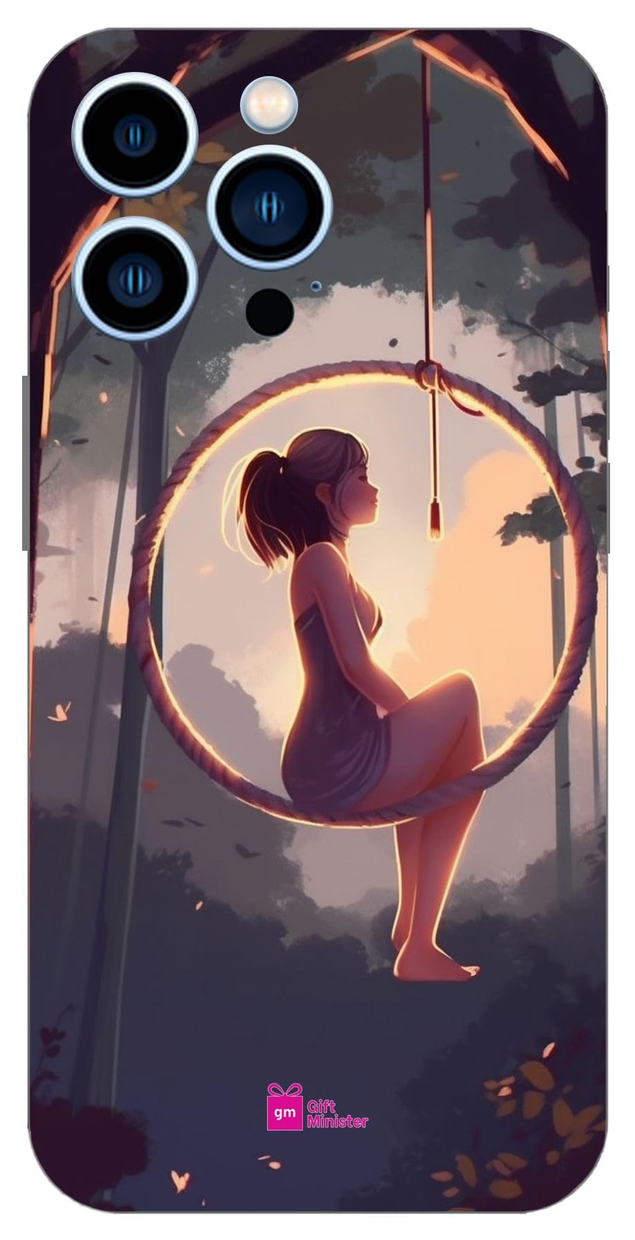 Hard Designer Mobile Case for Apple iPhone 13 Pro Back Cover Rosy Brown - Super Cute Gymnastics Story Art Girl Happy Anti-Fingerprint Protective Flexible Shockproof 1Pcs 1701F