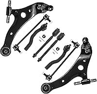 Vista 385 de Detroit Axle - Kit de suspensión frontal de 8 piezas para Dodge Journey 2009-2015, 2 brazos de control inferiores, 2 rótulas, 2 varillas