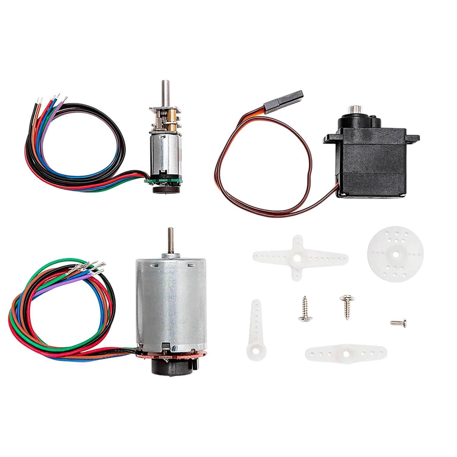 Engineering Kit Motors Backup [AKX00033] - Ersatzkit f�r Motoren mit Servo, Getriebemotor mit Encoder und Gleichstrommotor f�r Arduino-Projekte