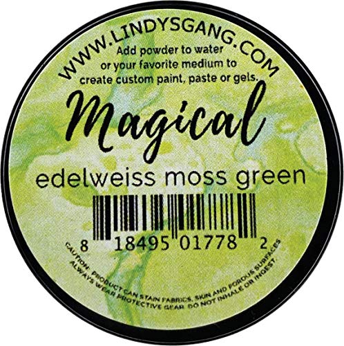 LINDY'S STAMP GANG Magical JAR, Edelweiss Moss Green