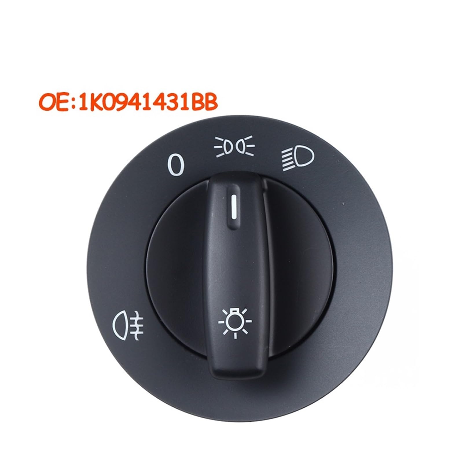 Interruptor de Control de Faros Delanteros para VW Golf, Tiguan, Caddy y Passat B6 CC 1K0941431BB. Interruptor de Control de Luces antiniebla.