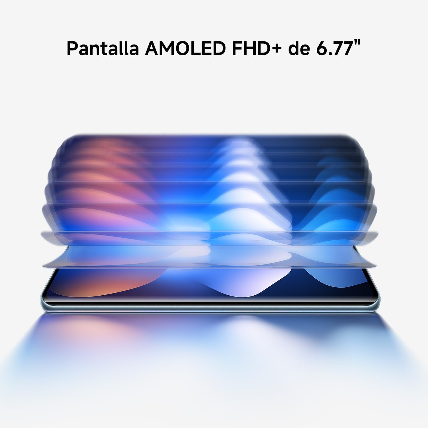 XIAOMI REDMI Note 15 4G- Smartphone de 8+256GB, Pantalla AMOLED FHD+ de 6,77", MediaTek Helio G100-Ultra, cámara de 108MP, batería de 6000 mAh, Azul Glaciar