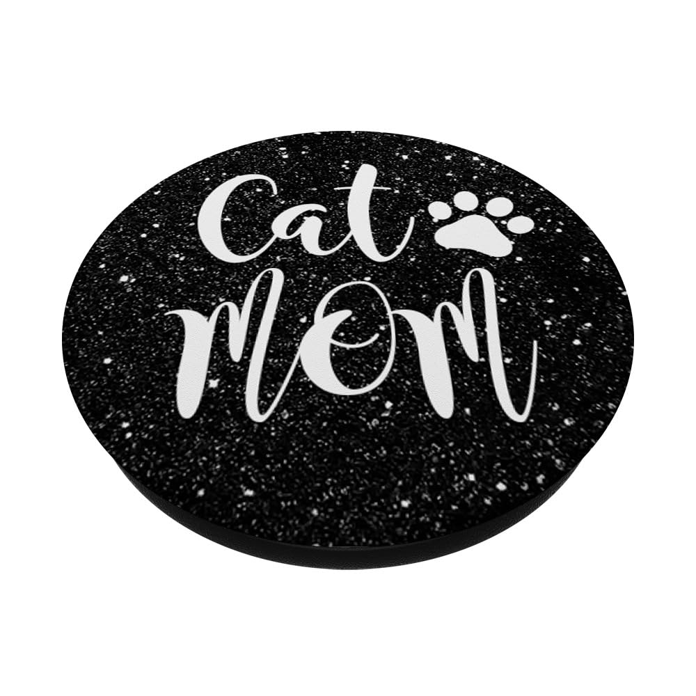 Amazon.com: Black Cat Mom Kitten Paw Print Kitty Cat Lover Gift Zx