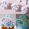 3pcs/Set Silicone Fondant Cake Plunger Cutter Sugarcraft Hydrangea Shape Decorating Mold DIY Tools