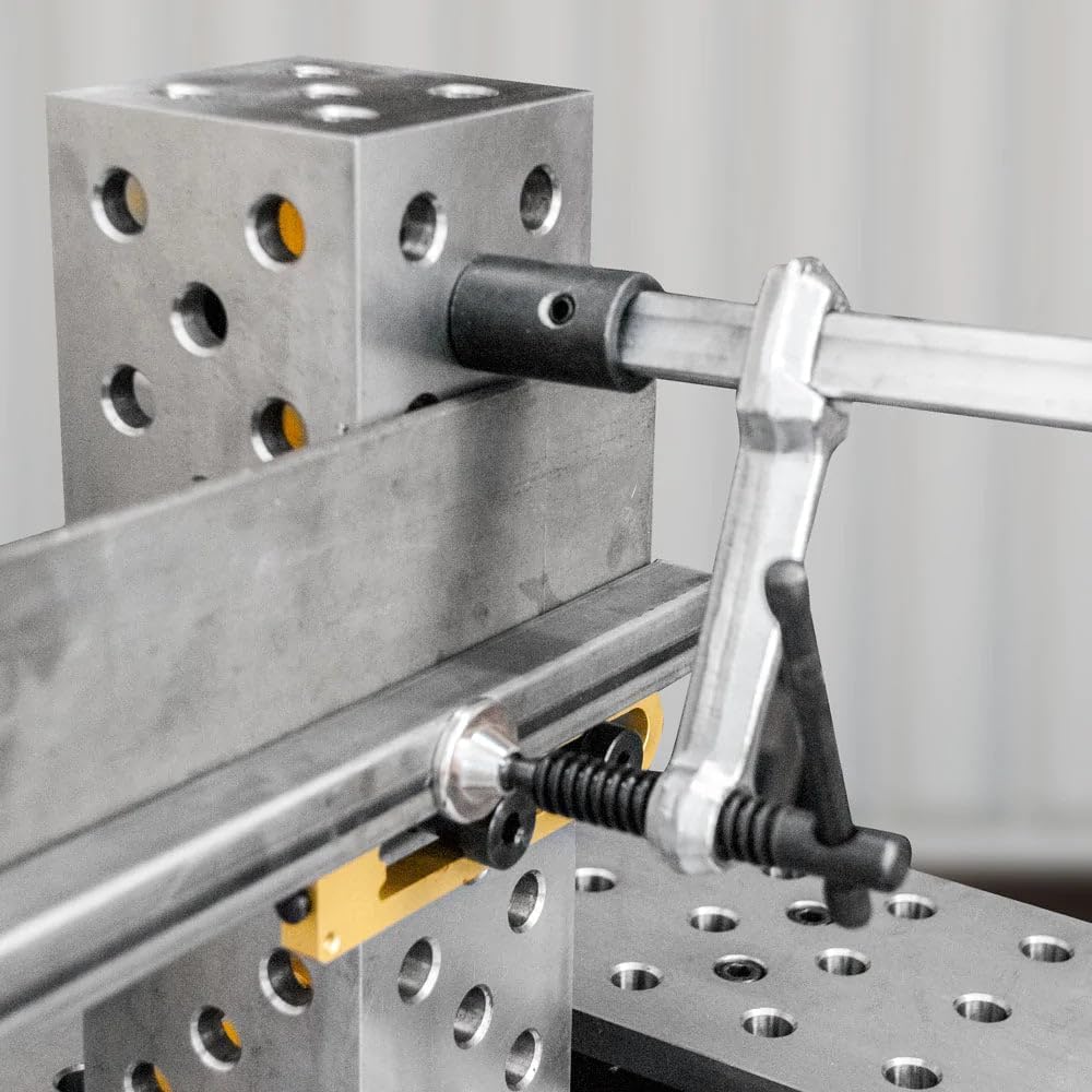 Strong Hand Tools Inserta Clamps, Fits 16mm Holes, 150mm Capacity, 83mm Throat Depth, 136 kg Clamping Pressure, 16mm x 8mm Rail Size, UDWN6150