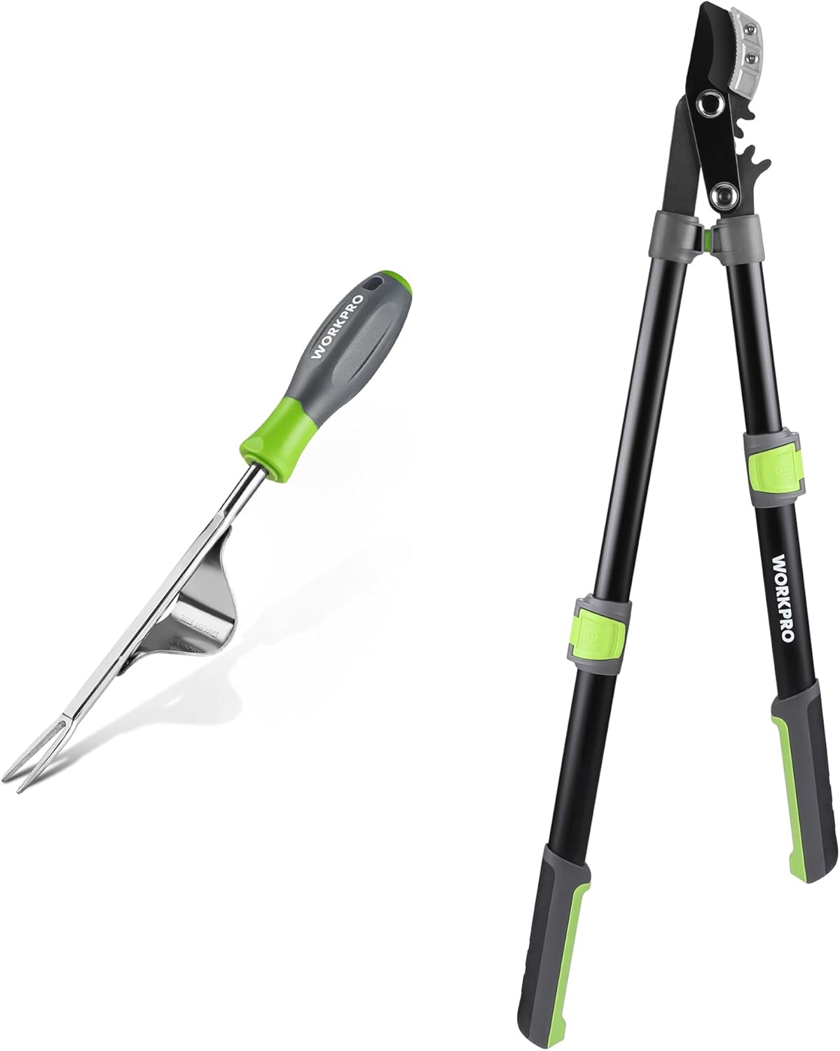 WORKPRO 25-37" Anvil Lopper and Weed Puller Tool
