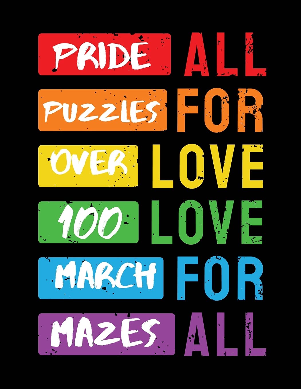 Pride Puzzles: Over 100 March Mazes (Ballads & Bards Pride Collection)