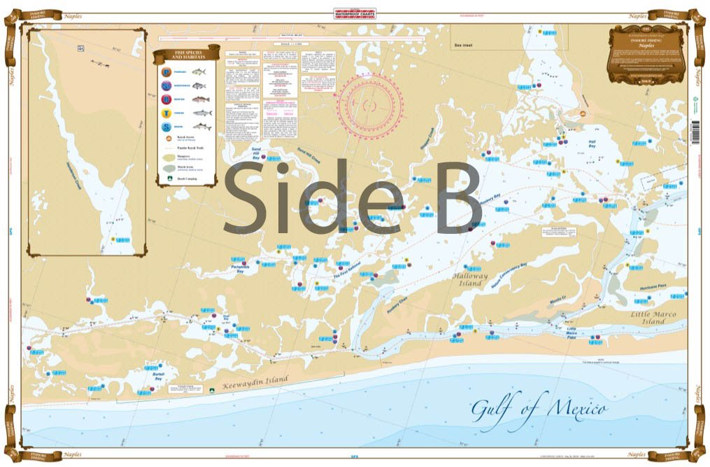 Waterproof Charts 4F Naples Bay