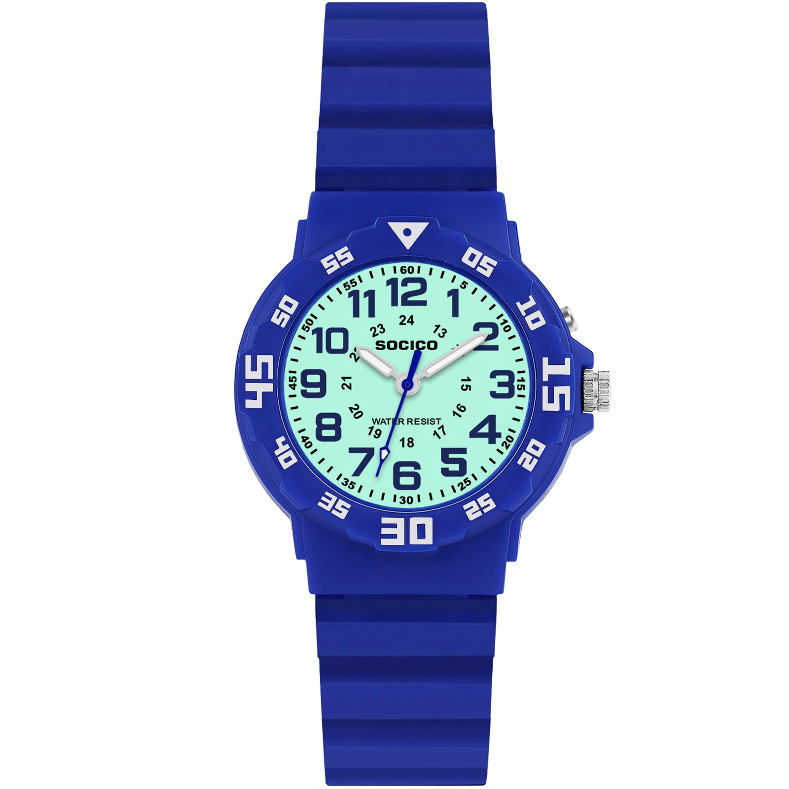 SOCICO Kids Analog Watch 30M Waterproof LED Light