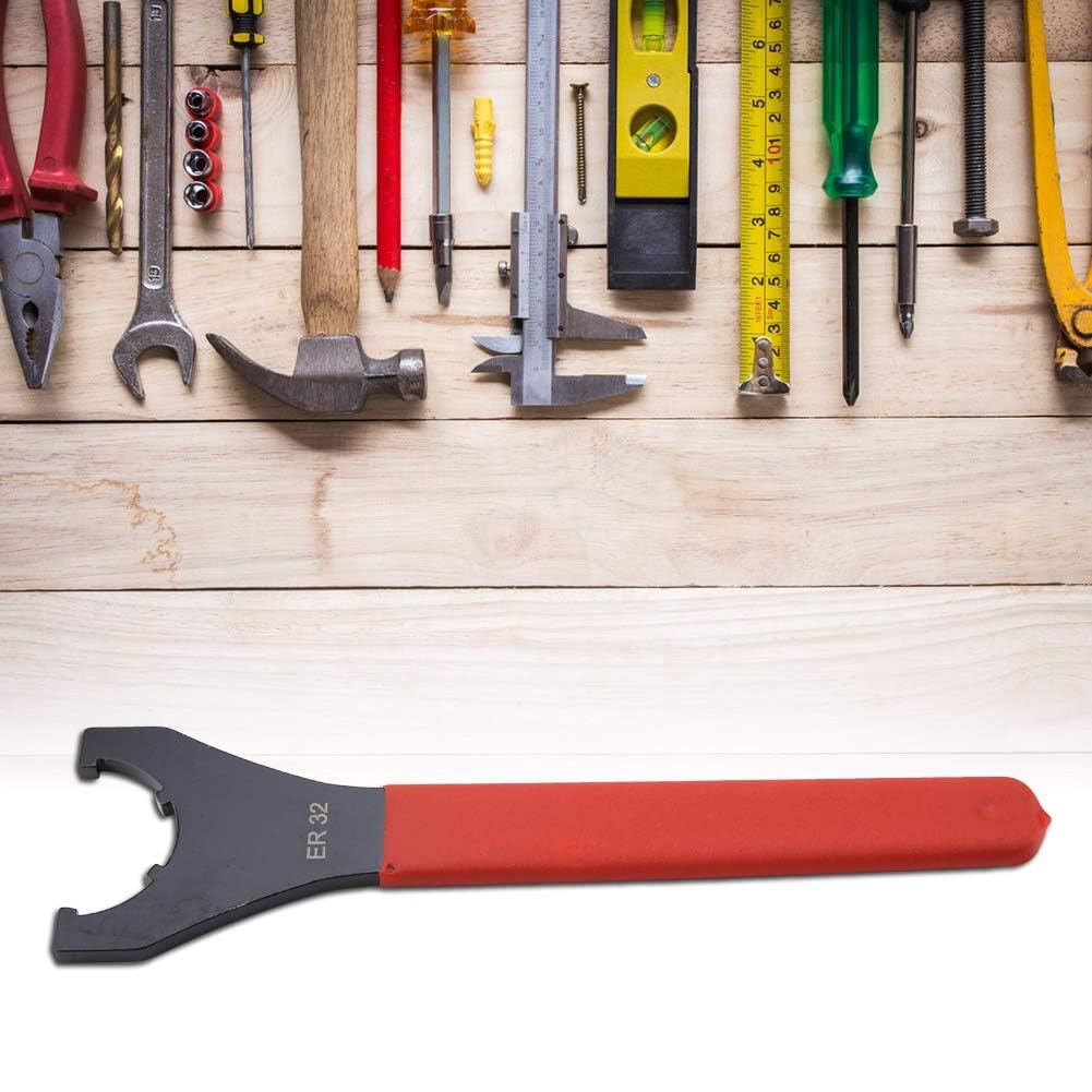 Headerbs Llave de Sujeción para Portabrocas ER 32 UM, Llave de Tuercas de Tubo Amortiguador para Torno, Fresado, Máquina de Grabado, Piezas de Motor
