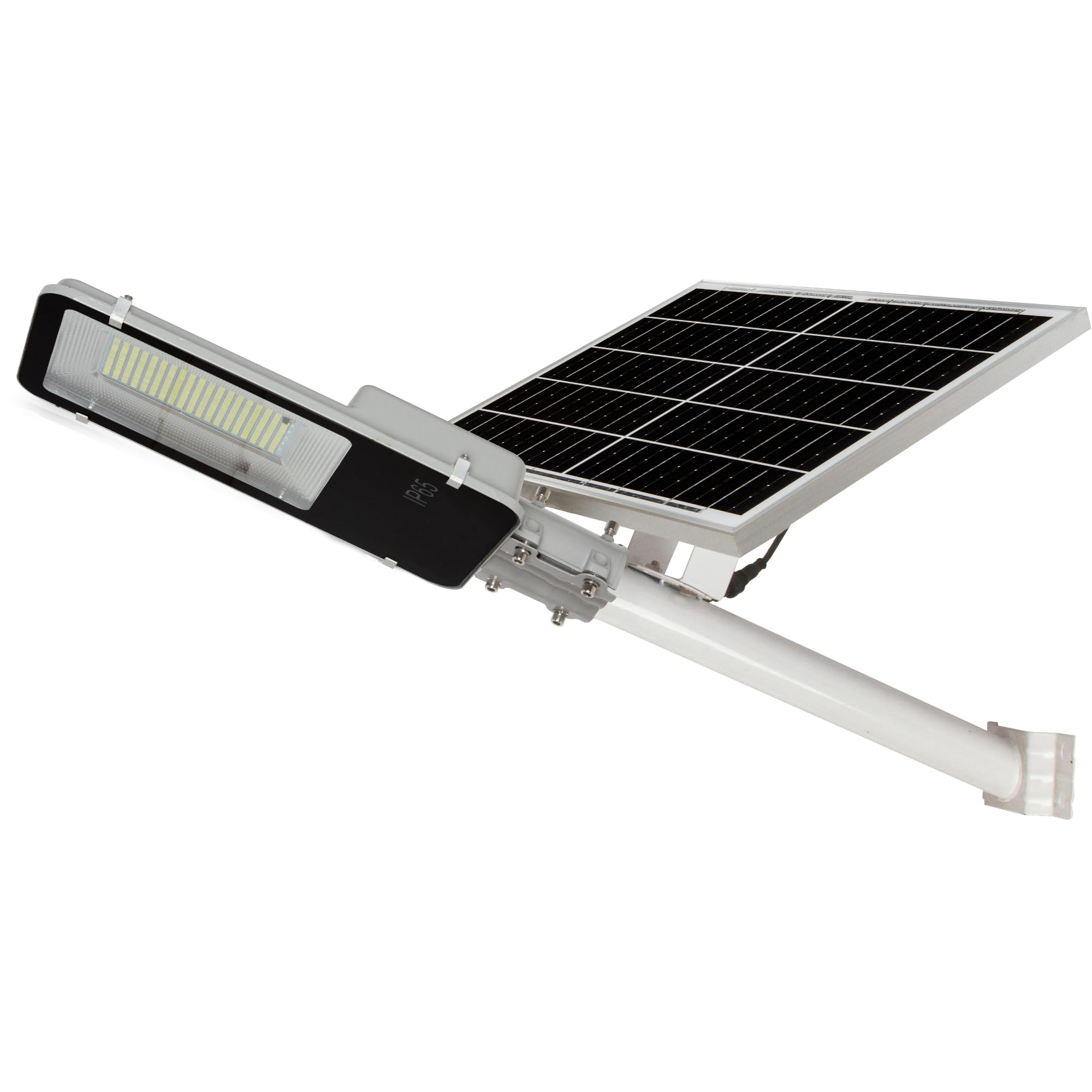 JANDEI - Lampione solare per esterni da 4000 lumen, impermeabile IP65, pannello solare e telecomando, luce bianca fredda 6000K, ideale per giardino, patio, vialetto e parete