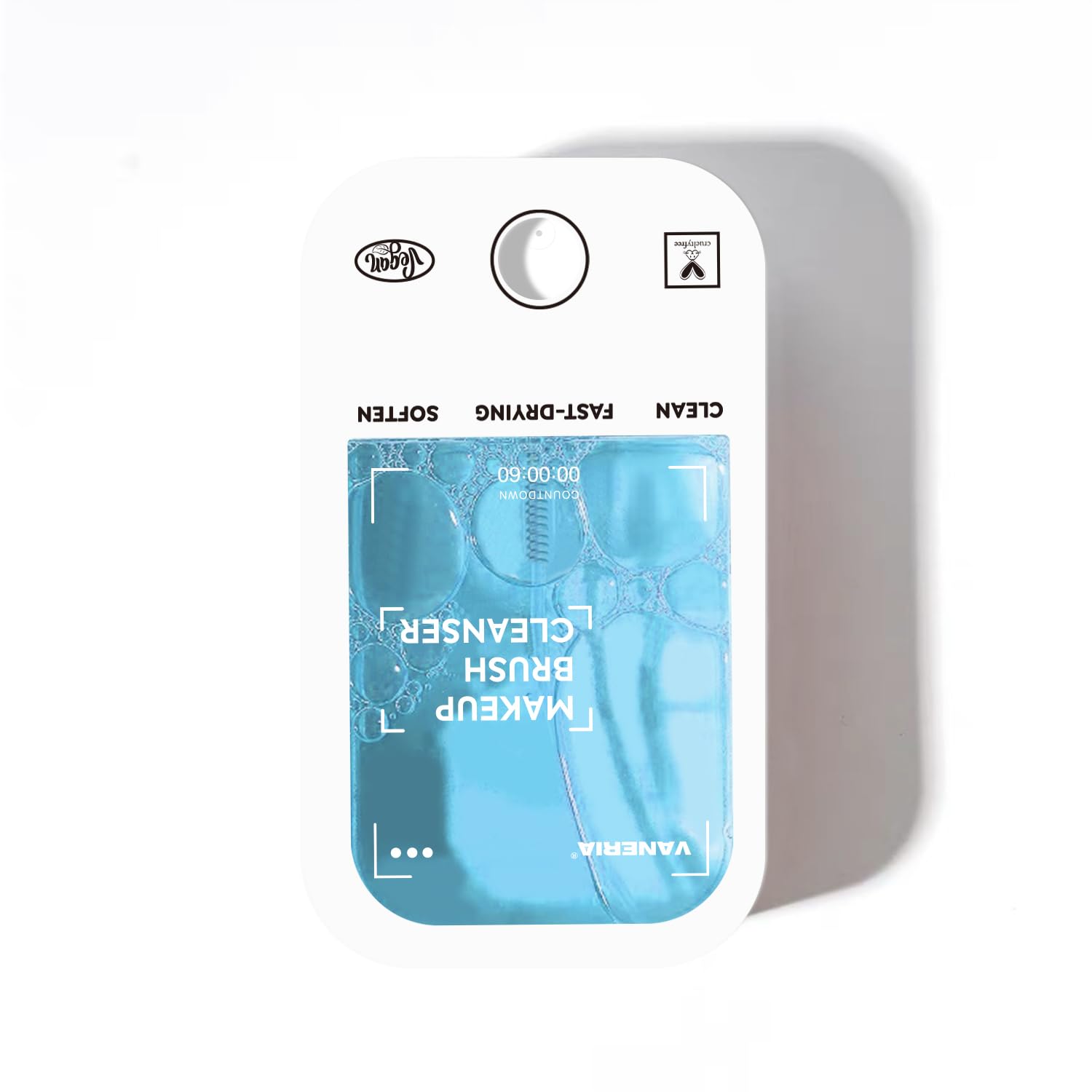 VANERIA Limpiador de brochas de maquillaje,Limpiador de brochas de maquillaje (Arándanos)