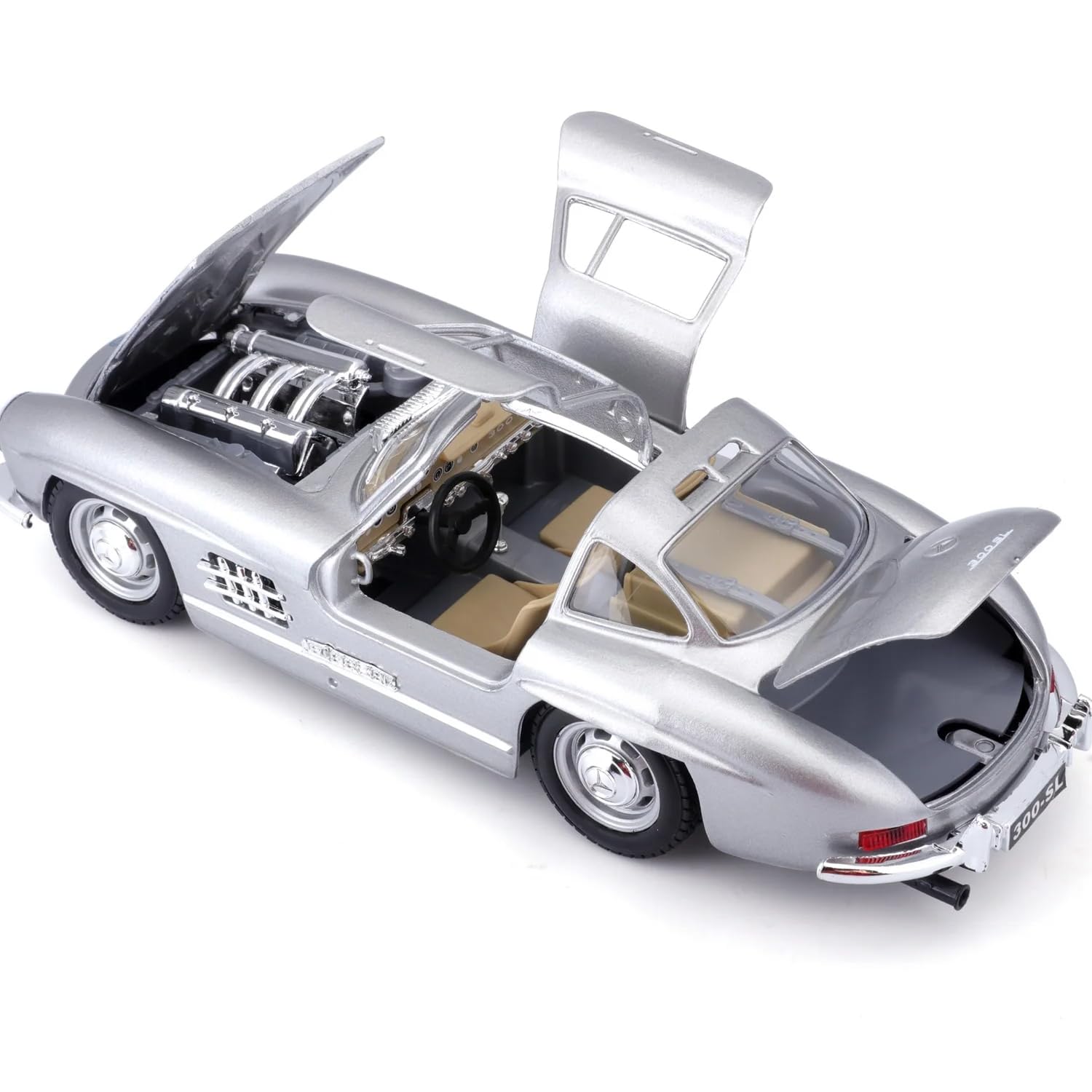 1954年型メルセデス・ベンツ 300SL 1/24 ダイキャスト Amazon | Bburago（ブラーゴ） 1/24 メルセデスベンツ 300 SL