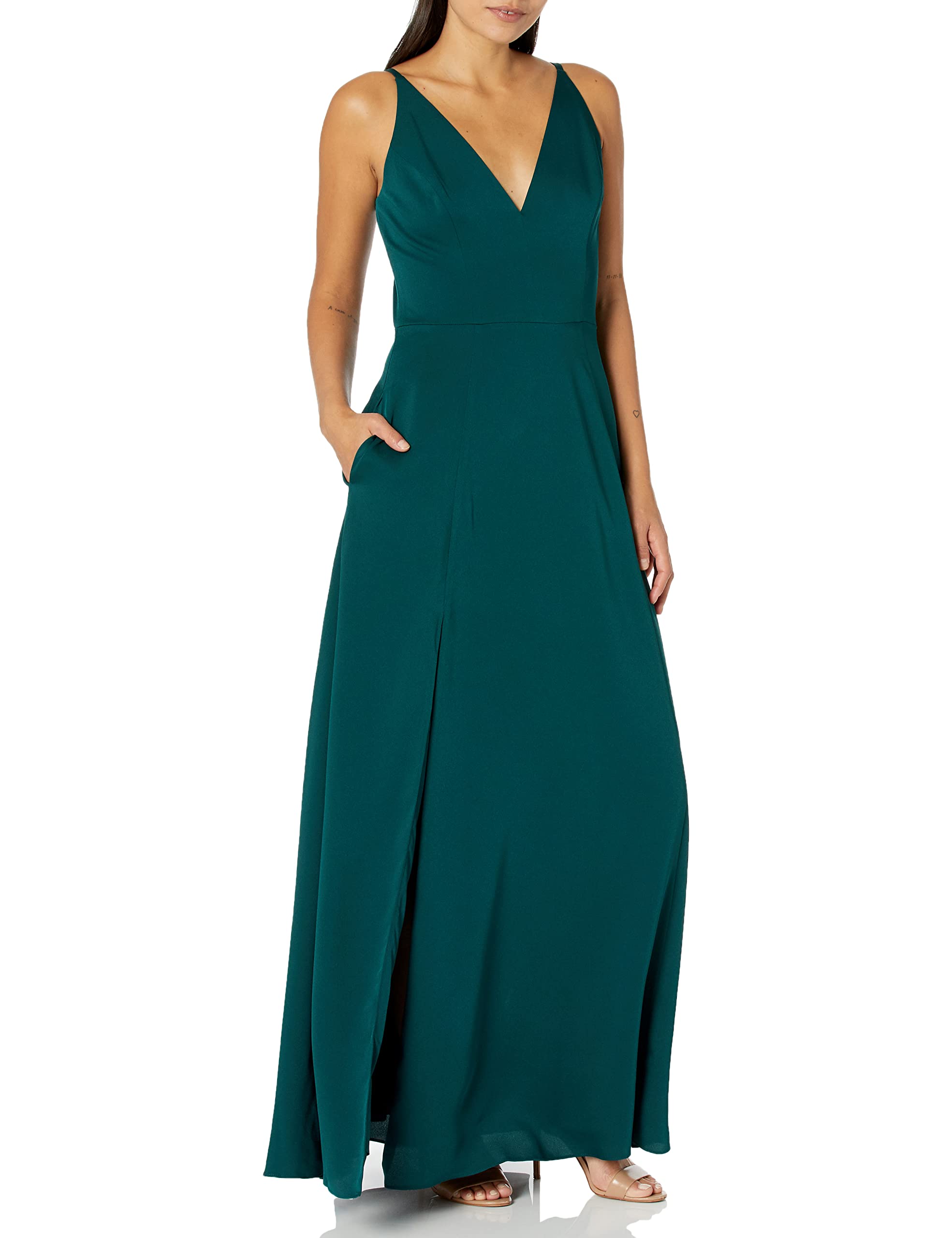 Dress The Population Womens Parker Fit And Flare Maxi Dressspecial |  Desertcart BAHRAIN