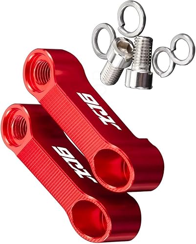 Vista 20 de TCHAU Mirrors Bracket 1 Pair Motorbike Rearview Mirror Risers Extenders Extension Adapters Bracket for XJ6 XJ 6 XJR 1200 1300 (Color : B Green)