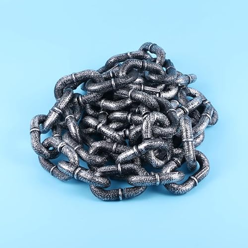 Hosfairy 5.9 Ft Halloween Chains Plastic Chains Props For Halloween Party Decoration Cosplay Accessory #TOP1